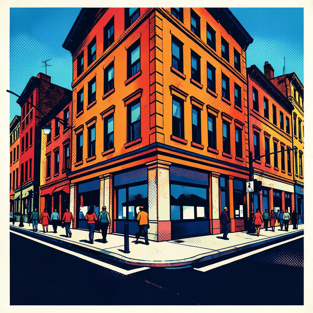 Corner of 9th in Pop Art